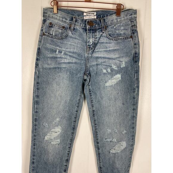 One x OneTeaspoon Womens Awesome Baggies Low Waist Med Rise Relaxed Leg Jeans 26 - Picture 2 of 9